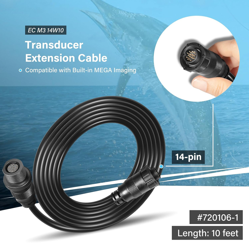 Fish Finder Cable - Dönüştürücü Uzatma Kablosu 10Ft 14Pin Humminbird