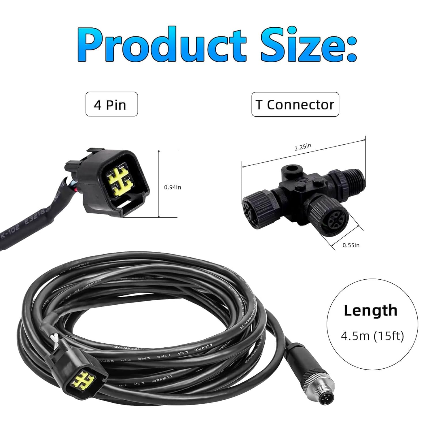 Fish Finder Cable - Motor Arayüz Kablosu NMEA2000 Yamaha Dıştan