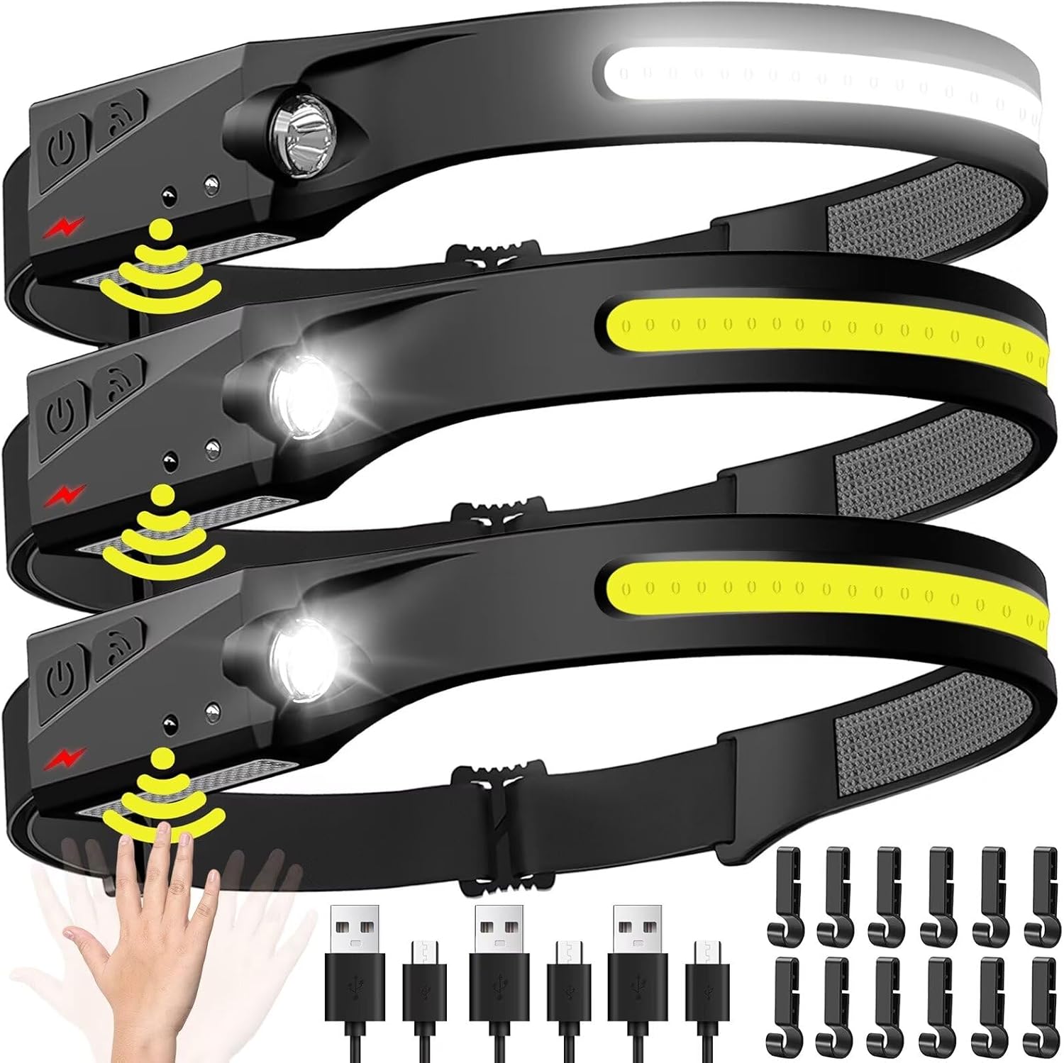 Fish Finder Battery - Sensörlü Far LED Kafa Feneri Şarj
