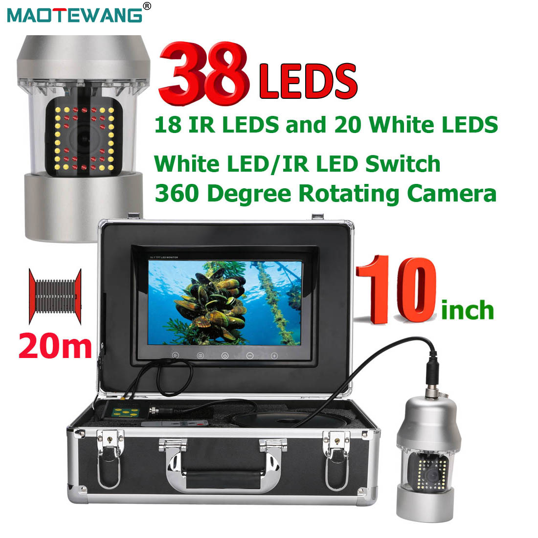 MAOTEWANG sualtı balıkçılık Vi - Fish Finder Cable incelemesi ve fiyatı