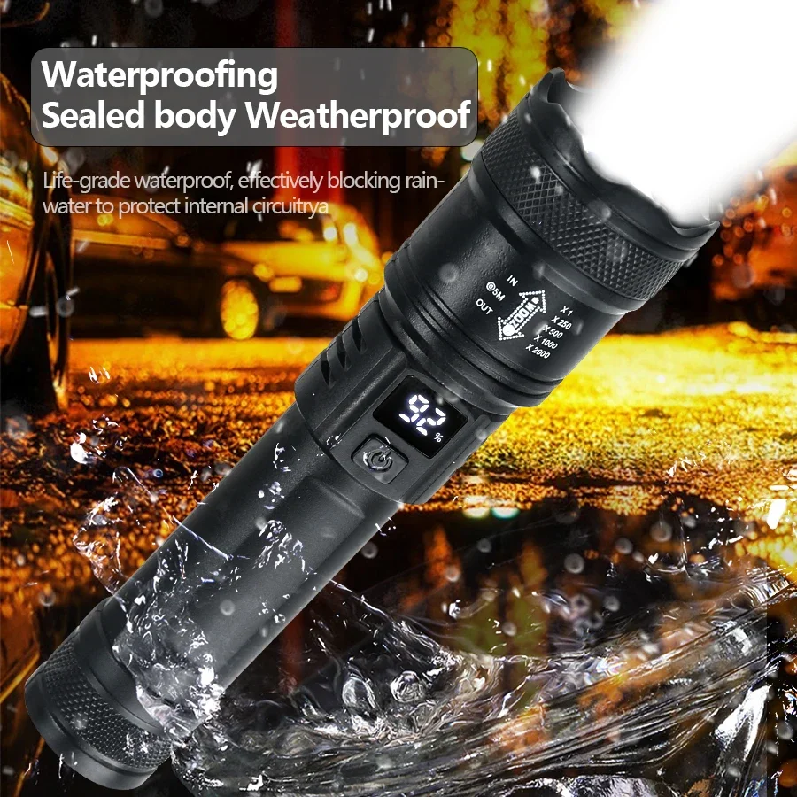9powerful güçlü LED el feneri  - Fish Finder Battery incelemesi ve fiyatı