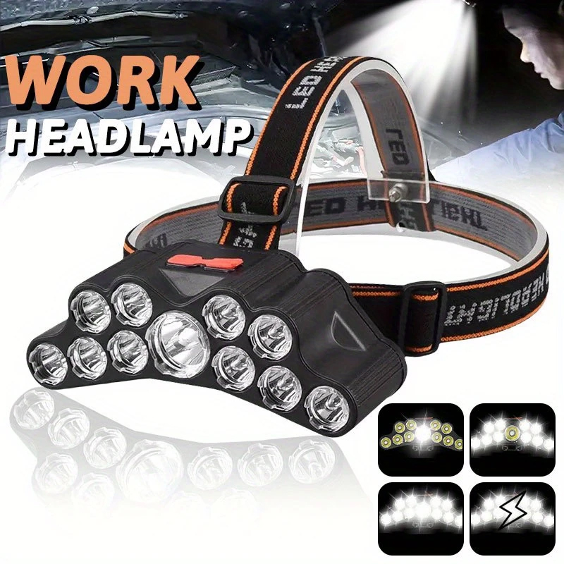 11 LED Far Güçlü Işık Kafa Lam - Fish Finder Battery incelemesi ve fiyatı
