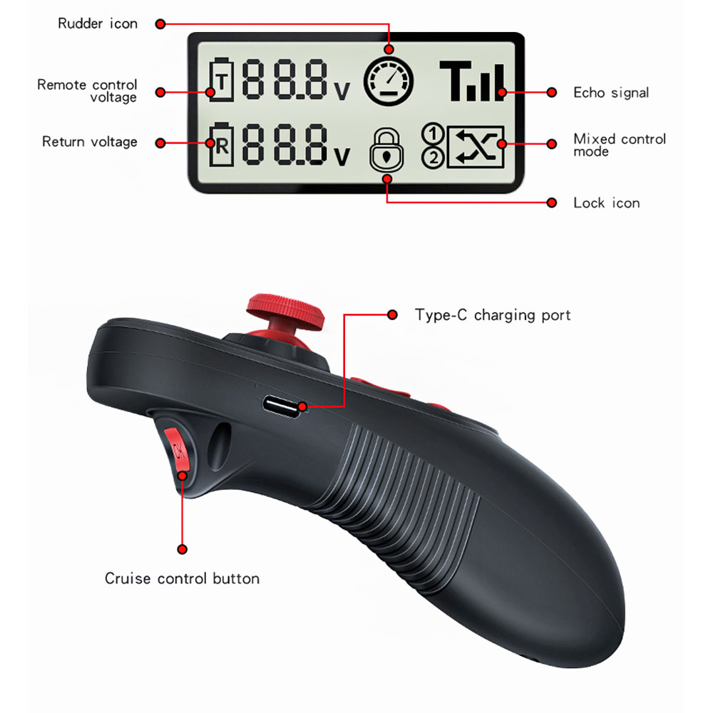 HOTRC DS600 Kablosuz Uzaktan K - Fish Finder Battery incelemesi ve fiyatı