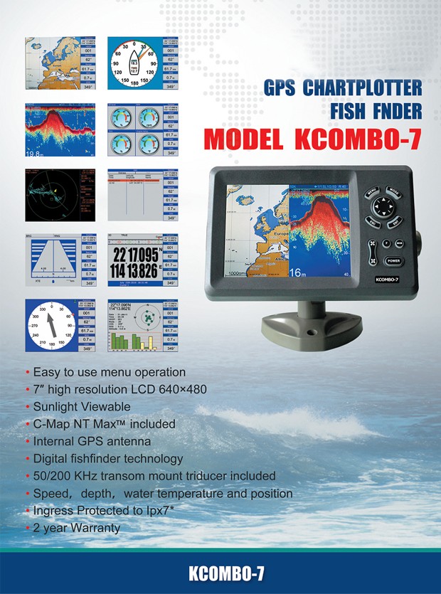 Kcombo-7 7 inç ONWA GPS Plotte - Fish Finder Gps incelemesi ve fiyatı